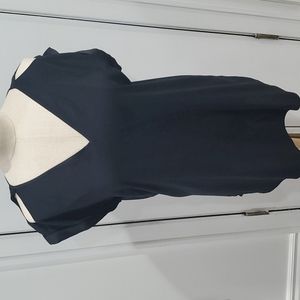 Express Cold Shoulder Black Large Top